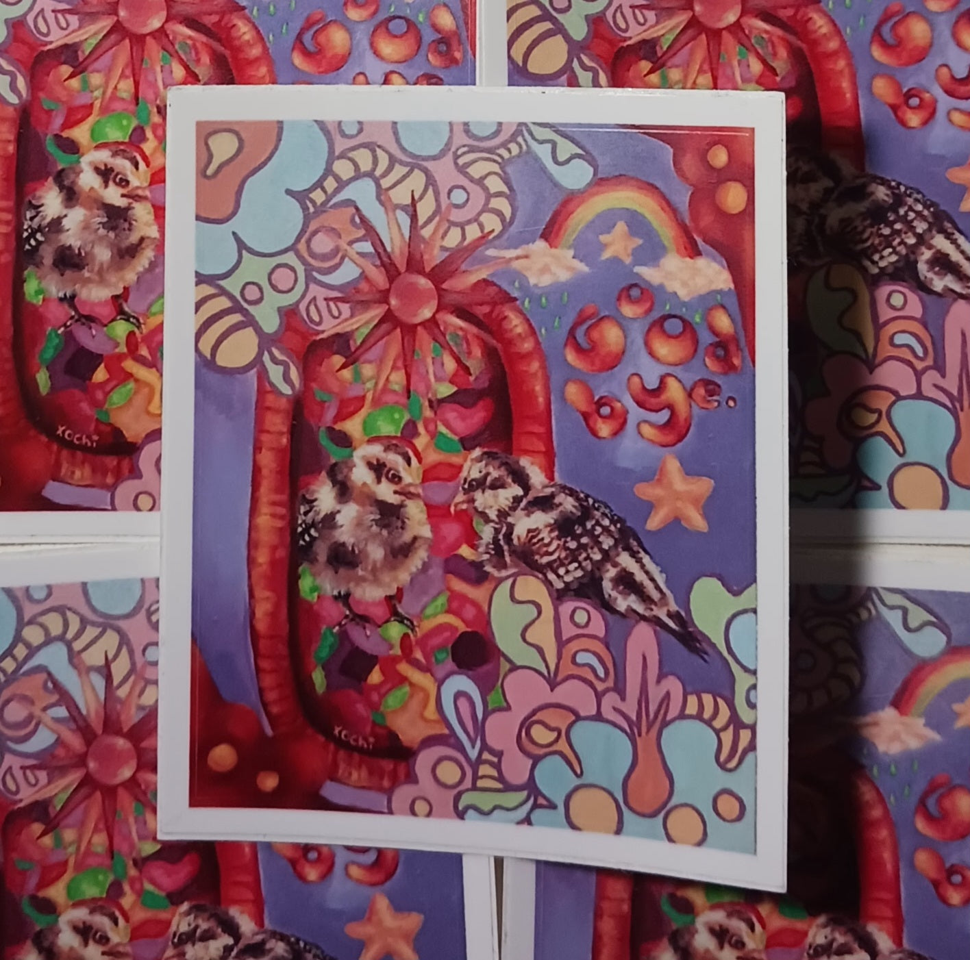 "Swelling Endings" sticker