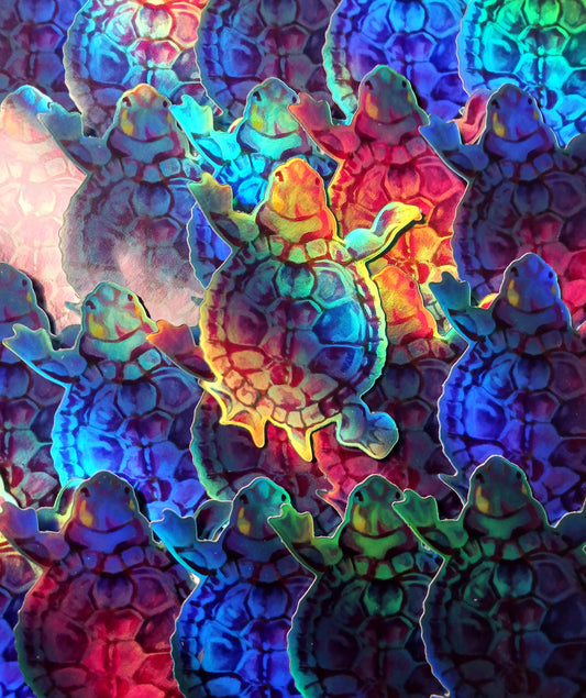 "Galactic Citrine Holographic" sticker