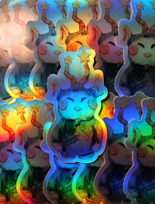 Holographic "Phxyran" sticker