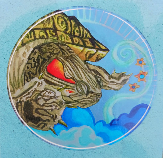 "Sky Sleeping" sticker