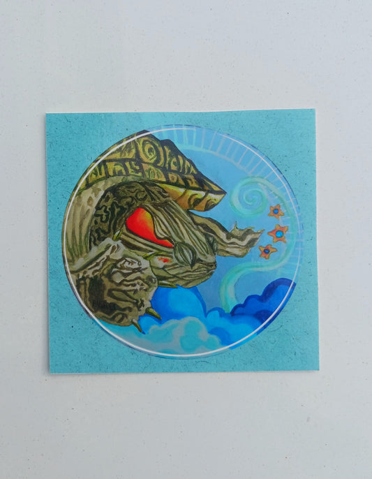"Sky Sleeping" sticker