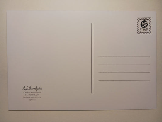 "A Space of Renewal Seeds" postcard