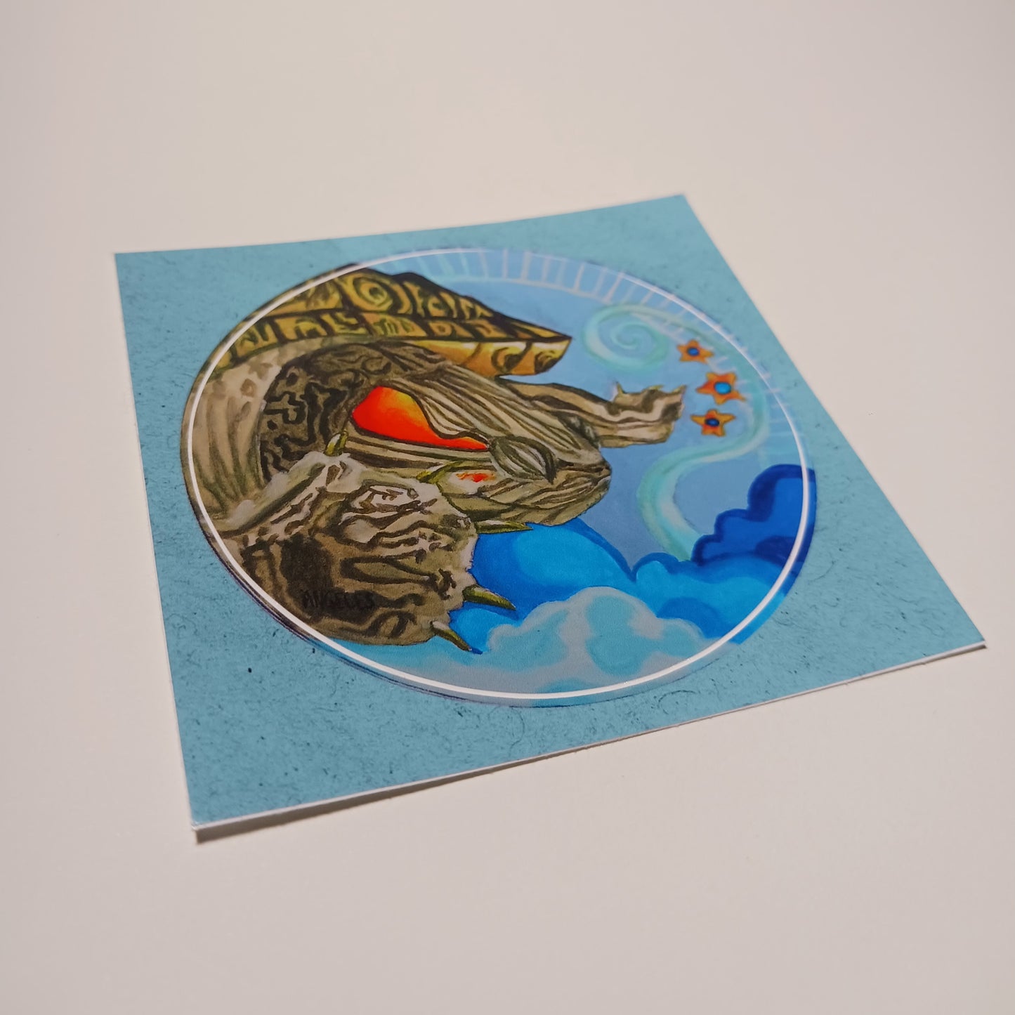 "Sky Sleeping" sticker